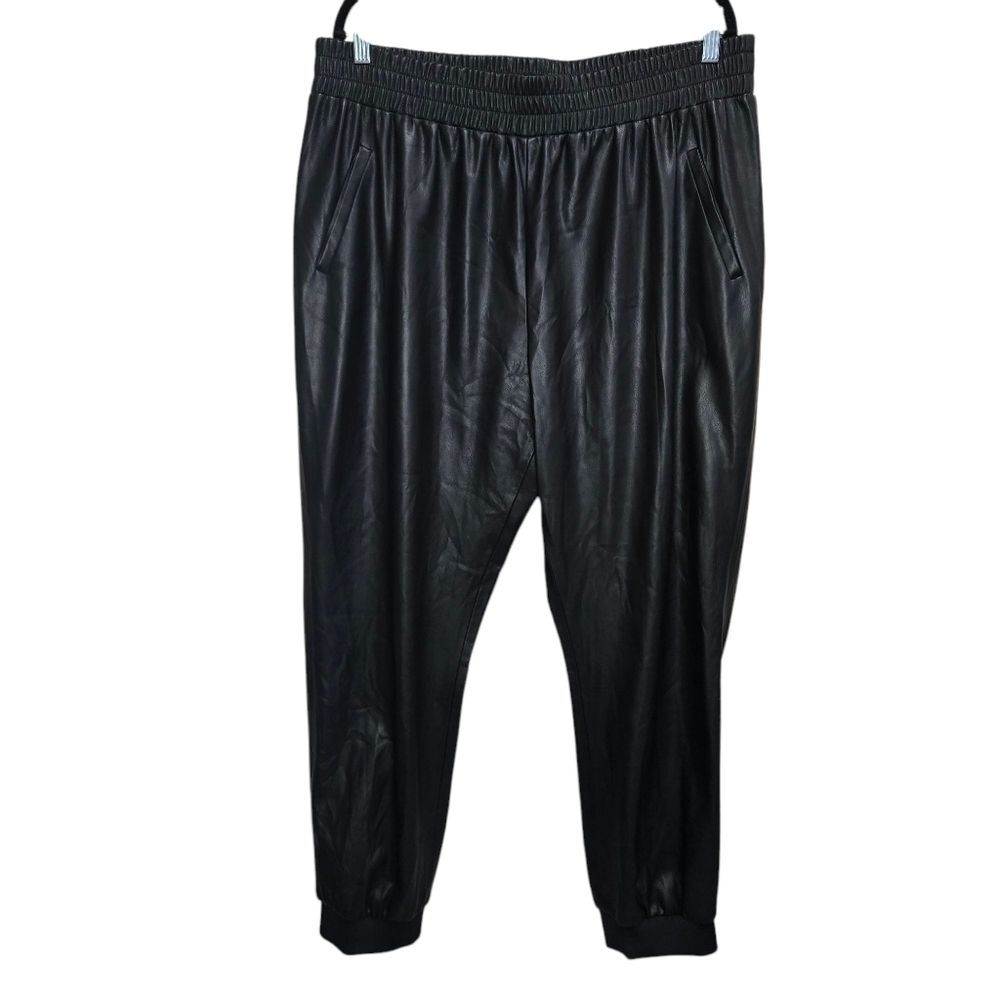 Calvin Klein Faux Leather Pants